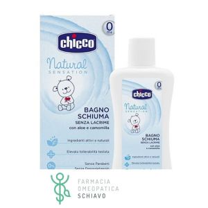 Chicco Natural Sensation Bagno Shampoo Senza Lacrime Bipacco 500+500 ml