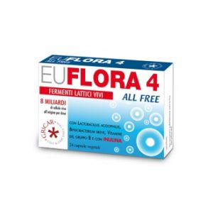 Gricar Chemical Euflora 4 All Free Integratore Alimentare 24 Capsule