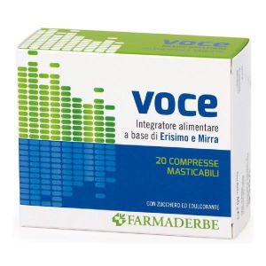 Farmaderbe Nutra Line Voce Integratore 20 Compresse Masticabili