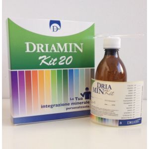 Driamin Kit 20 Flacone Vuoto Con Misurino + Etichetta E Foglio Illustrativo