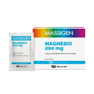 Massigen Magnesio Pidolato 200 mg Aroma Limone