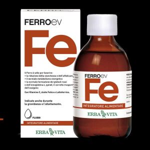 Erba Vita Ferro Ev Fluido Integratore Contro Stanchezza e Affaticamento 250ml