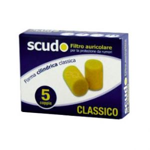 Filtro auricolare earplug scudo classic 5 coppie 10 pezzi