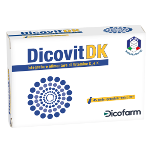 Dicovit DK Integratore di Vitamine D e K 45 Perle