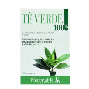 Pharmalife Research Te' Verde 100% Integratore Alimentare 60 Compresse