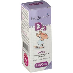 Buonavit D3 Integratore Di Vitamina D Per Ossa  Bambini Gocce 12 ml