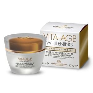 Vita-age whitening crema viso spf 20 idratante antimacchia 50 ml