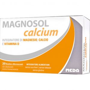 Magnosol Calcium Integratore Di Calcio Magnesio E Vitamina D 20 Bustine