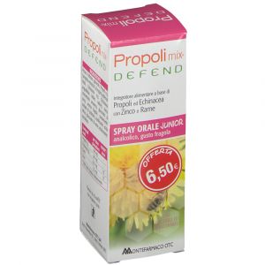Propoli Mix Defend Spray Orale Junior Analcolico 30ml Gusto