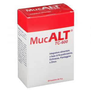 Mucalt TC 600 Integratore Benesse Vie Respiratorie 20 Bustine 4 g