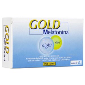 Alcka Med Gold Melatonina Night Day - Integratori 60 Compresse Da 1mg