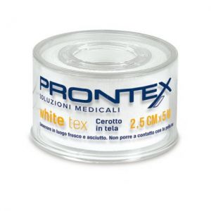Safety Prontex White Tex Cerotto In Tela Aerata 5m x 2,5 cm