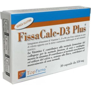 Fissacalc-d3 Plus Integratore di Vitamine 30 Capsule