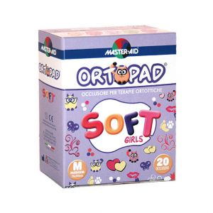 Ortopad Soft Girl Medium Cerotto Occlusore Per Bambine Per Terapie Ortottiche 20 Pezzi