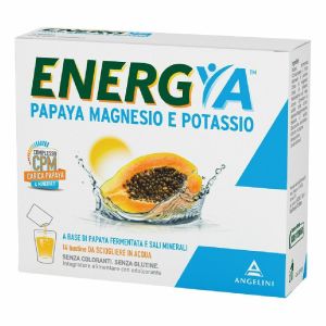 Energya Papaya Magnesio e Potassio Integratore Sali Minerali 14 Bustine