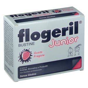 Flogeril Junior Gusto Fragola Shedirpharma 20 Bustine