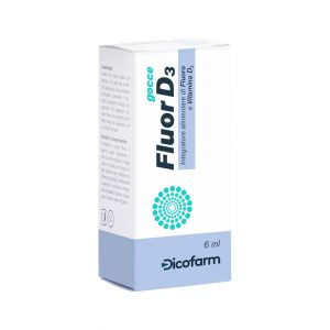Fluor D3 Gocce Integratore Fluoro e Vitamina D3 Flacone 6 ml