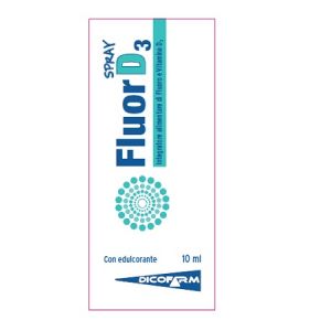 FluorD3 Spray Integratore di Fluoro e Vitamina D3 10 ml