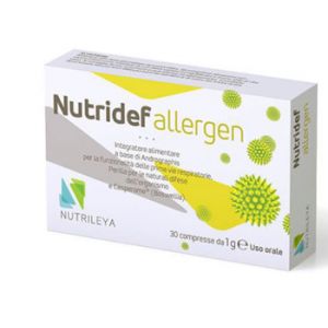 Nutrileya Nutridef Allergen Integratore Alimentare 30 Compresse