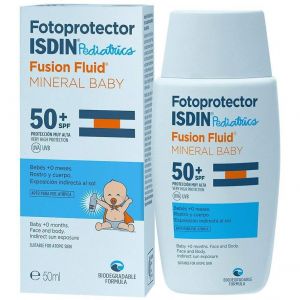 Fotoprotector Isdin Fusion Fluido Solare Minerale SPF 50+ Protezione Bambini 50+