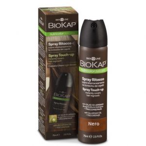 Biokap nutricolor spray ritocco tinta per capelli nero