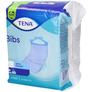 Bavaglia Monouso Tena Bib Misura Media/large 150 Pezzi