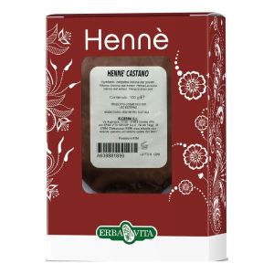 Erba Vita Hennè Color Cap Castano Tintura per Capelli 100g