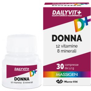 Massigen Dailyvit+ Donna Integratore Vitamine e Minerali 30 Compresse