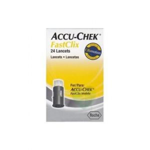 Roche Accu-chek Fastclix Lancette Glicemia 24 Pezzi