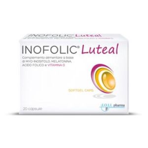 Inofolic Luteal Integratore di Myo-inositolo 20 Capsule Molli