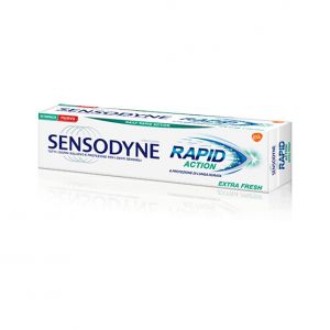 Sensodyne rapid action extra fresh dentifricio denti sensibili 75 ml