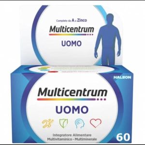 Multicentrum Uomo Integratore Alimentare Multivitaminico Vitamina B D3 A Calcio Magnesio 60 Compresse