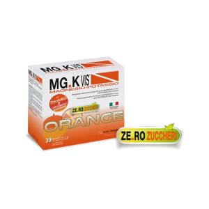 Mg.k Vis Magnesio Potassio Arancia Zero Zuccheri Integratore Sali Minerali 30 Bustine