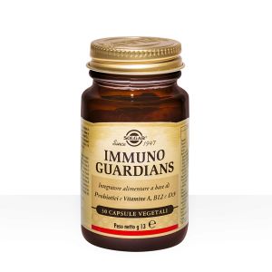 Solgar Immuno Guardians Supplement Of Probiotics And Vitamins 30 Capsules