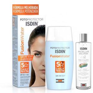 Fotoprotector isdin special pack fusion water spf50 + micellar solution 100 ml