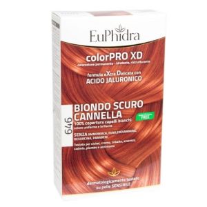 Euphidra Colorpro Gel Colorante Capelli Xd 646 Cannella 50ml In Flacone + Attivante + Balsamo + Guanti