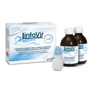 Soluzione Salina Isotonica Linfovir Isowash 8 Flaconi da 60ml