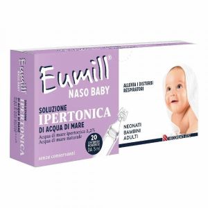 Eumill Naso Baby Soluzione Ipertonica 20 Contenitori  5ml Globuli Contenitore MONOdose
