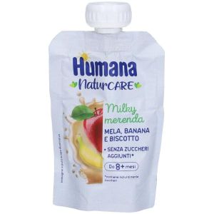 Humana Milkymerenda Mela Banana Biscotto 100g 8 Mesi+