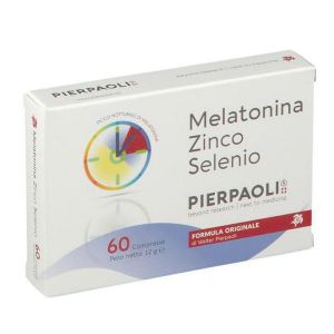Dr. Pierpaoli Melatonina Zinco-selenio Integratore Sonno 60 Compresse