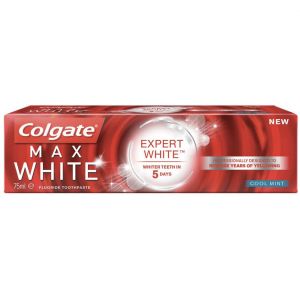 Colgate dentifricio sbiancante max white expert white original 75ml