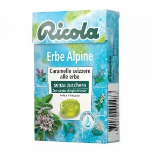 Ricola Erbe Alpine Caramelle Svizzere Alle Erbe Senza Zucchero 50g