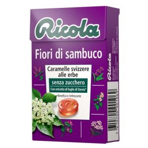 Ricola Fiori di Sambuco Senza Zucchero 50g