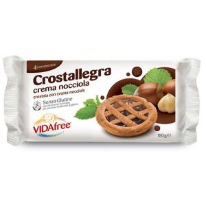 Vidafree Crostallegra Con Crema Alla Nocciola Senza Glutine 180 g