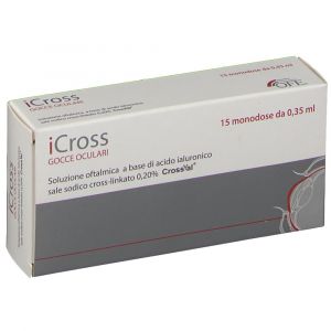 iCross Soluzione Oftalmica Protezione Corneale 15 Flaconcini Monodose