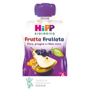 Hipp Biologico Frutta Frullata Pera Prugra E Ribes Nero 90 g