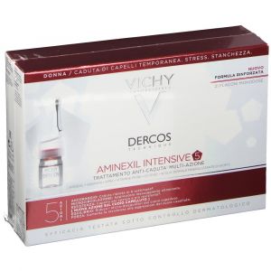 Vichy dercos aminexil intensive 5 trattamento anticaduta donna 21 fiale