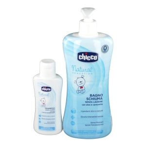 Chicco Natural Sensation Bagno Shampoo Senza Lacrime Bipacco 500+500ml