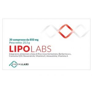 Pharma Labs Lipolabs Integratore Alimentare 30 Compresse