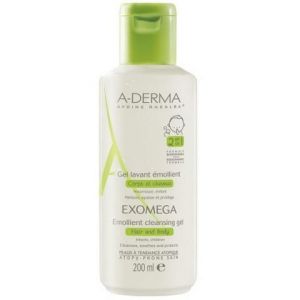A-derma exomega control gel detergente emolliente 2 in 1 corpo e capelli